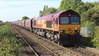 Barnetby 41024 Immingham Biomas Lp  Drax Power Station Railway Freight Trains [upl. by Gilly]