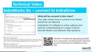 IndraWorks Ds – connect to IndraDrive via Ethernet [upl. by Aneda]