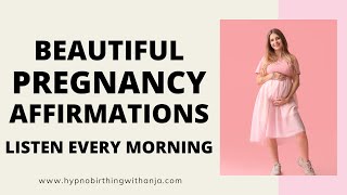 PREGNANCY AFFIRMATIONS Beautiful amp Empowering LISTEN EVERY DAY [upl. by Lashonda363]