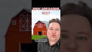 WHY BARNS ARE RED history usa historical barn barns farm ranch historyfacts america home [upl. by Wincer]