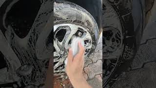 Tyre Cleaning Baleno Alpha Petrol ASMR Video [upl. by Nemsaj]