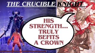 A Crucible Knight Analysis The Strongest Warrior in Elden Ring [upl. by Htebsle]