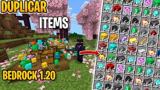 Truco Duplicar Items en Minecraft Bedrock 120 [upl. by Gnak250]