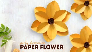 DIY Party Decoration Paper Flower [upl. by Erasaec]