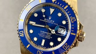 Rolex Submariner Date 41mm 126618LB Rolex Watch Review [upl. by Noira]