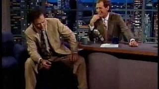 Michael Keaton on Letterman 2 1992 [upl. by Sharia631]