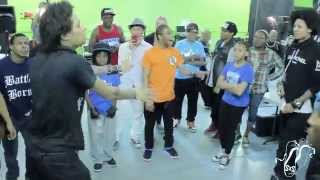 Les Twins FikShun and Bailrok  Smart Mark WorkshopCypher  Talent Scene SXSTV [upl. by Ittam101]