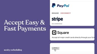 Accept Easy amp Fast Payments  Acuity Scheduling [upl. by Adnuhsar569]