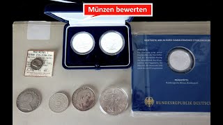 Münzen bewerten Wie man den Wert von Münzen bestimmen kann [upl. by Eelarak]