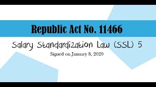 First Tranche of Salary Standardization Law of 2019 [upl. by Yoshiko313]