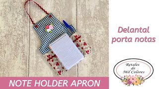 Delantal para Notas diy 5minutecrafts apron pasoapaso 113 [upl. by Siraved]