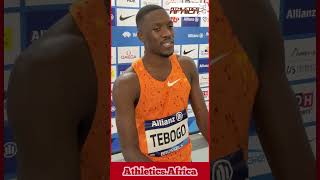 ‘Handle junior athletes’ transition with care’  Olympic 200m champion Letsile Tebogo Botswana [upl. by Vange]