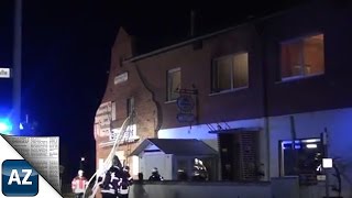 Brand in Flüchtlingsunterkunft in Bingen [upl. by Kcirderfla725]