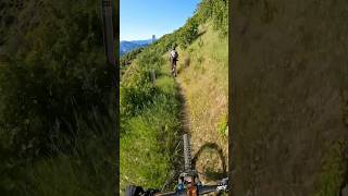 MTB POV MONDAY Enjoying those southern Oregon views from this flowy single track shorts mtb bike [upl. by Haroved]