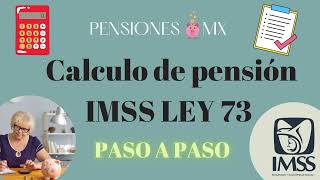 🔴CALCULA TU PENSIÓN del IMSS ley 73 paso a paso [upl. by Assi249]