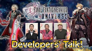 【FFBEｘWOTV】FF EXVIUS UNIVERSE Developers’ Talk【Global】 [upl. by Bogey]