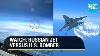 USA Sends Nuclear Bomber Near Russia Border Intercepted By Fighter Jet Amid IsraelHamas War [upl. by Isidora]