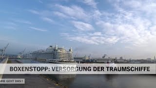 Versorgung und Abfertigung der TraumschiffeKreuzfahrtschiffe im Hafen Hamburg  NDR Doku [upl. by Ybrad]