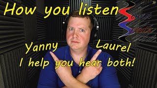 How you listen  Yanny and Laurel I help you hear both Sound Speeds [upl. by Devonna]