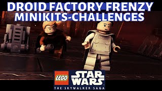 Droid Factory Frenzy 100 Walkthrough LEGO Star Wars The Skywalker Saga MINIKITS CHALLENGESBRICKS [upl. by Mignon]