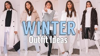 WINTER OUTFITS IDEAS  COMFORTABLE EDGY AND DRESSY OUTFIT IDEAS [upl. by Ittak]