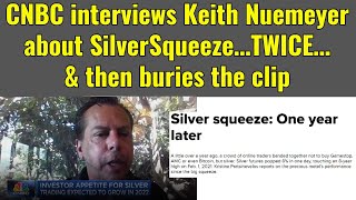 CNBC talks to Keith Neumeyer about Silver SqueezeTWICE…then buries the clip a silver MUSTWATCH [upl. by Asilak]