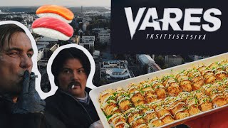 VARES SUSHI🇯🇵🍣  Heimo Kokkaa SuomiFilmeistä [upl. by Ecnerret]