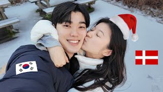 Korean Boyfriend spends the Holidays in Denmark with my Danish Chinese Family [upl. by Yspyg985]