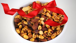 SPICY MIXED NUTS  OVEN ROASTED RECIPE [upl. by Joanie]