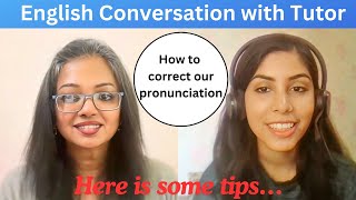 EnglishYaari Conversation with a tutor Hazel  How to correct our pronunciation EnglishYaari [upl. by Samau963]