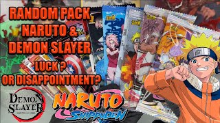 Random Booster NARUTO amp DEMON SLAYER  Bonus  Открываем Бустеры по Наруто и Клинку Бонус [upl. by Hobart336]