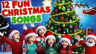 🎄 Christmas Songs for Kids 🎅  Christmas SingAlong with Fun Original Songs  Live Stream for Kids [upl. by Mosnar914]