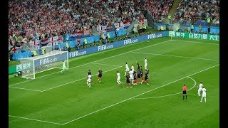 Kieran Trippier WONDERFUL FREEKICK GOAL Croatia 01 England  11072018 WorldCup [upl. by Hauhsoj]