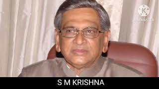 s m krishna  India former minister of external affairs Sm krishna [upl. by Mitchell]