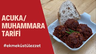 Kahvaltılık Acuka amp Muhammara Tarifi 💯 Kolay Meze Yapımı👌 [upl. by Nanaj]