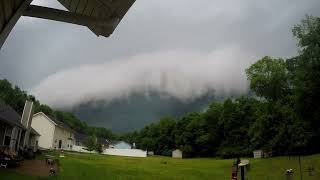 Mesoscale Convective Vortex MCV  Timelapse  STL 51922 [upl. by Suoivatnom]