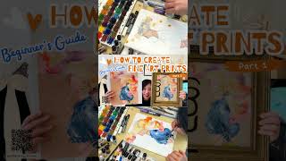 How To Create Fine Art Print Part 1 Preview  Beginners Guide  Print amp Sell Your Own Art [upl. by Wilmar]