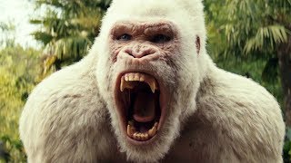 Rampage 2018 George Shows Middle Finger Scene  Movie Clip HD [upl. by Aleit]