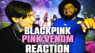 Our First Time Hearing Blackpink  Pink Venom Music Video Reaction [upl. by Darken]