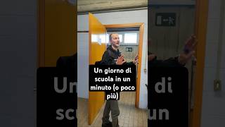 Una giornata di scuola in 1 minuto o poco più prof scuola sketch gag comedy funny ironia [upl. by Adlei]