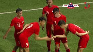 Merlion Cup Singapore vs Thailand Highlights [upl. by Joane]