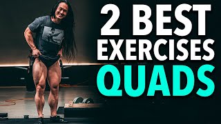 How to get BIG LEGS  2 Best Exercises to Grow Your QUADS [upl. by Noswal]