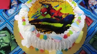 TORTA SPIDERMAN PER COMPLEANNO spiderman torta [upl. by Rumney374]