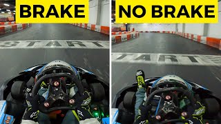 BRAKE vs NO BRAKE Indoor Karting Experiment [upl. by Jammie]