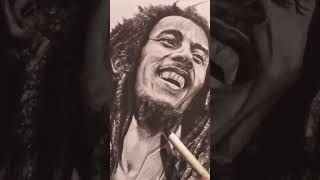 Teknik menggambar wajah bob marley art sketsawajah drawing sketsel drawingstyles [upl. by Haleemak]