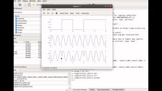 QPSK Modulator Simulation of QPSK signal in Octave [upl. by Friedrich862]