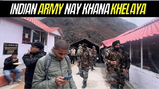 Indian army nay lunch krvaya sikkim mai  Northeast India travel by hitchhiking [upl. by Ellehcir]