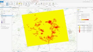 ArcGIS Pro Kernel Density [upl. by Ikoek]