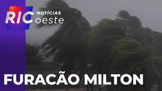 Furacão Milton potencial destrutivo é comparado a desastres históricos nos Estados Unidos [upl. by Nosmirc385]