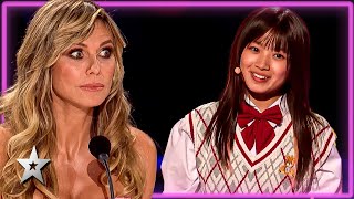 PSYCHIC Girl SHOCKS The Judges on Americas Got Talent Fantasy Team 🔮 [upl. by Hurleigh]